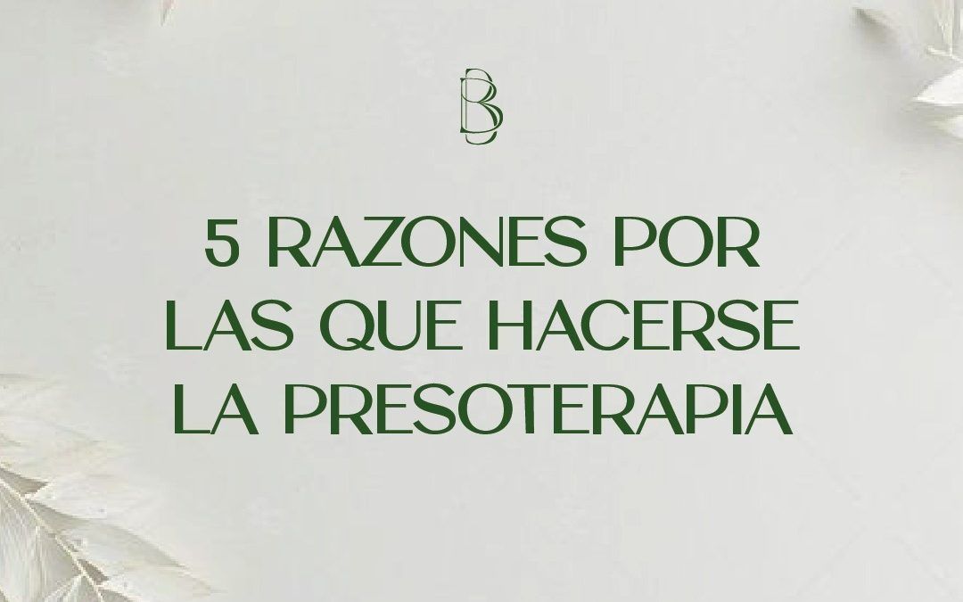 Tratamiento presoterapia